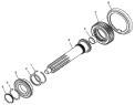 Коробка передач/Input shaft assembly 1S41891710701