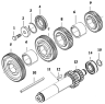 Коробка передач/Countershaft assembly 1S41891710701