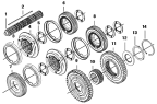 Коробка передач/Main shaft assembly 1S41891710701