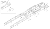Рама/Frame assembly (high-speed model, family 6, 800L fuel tank) 1S41892800701