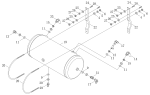 Тормозная система/Brake pipe-air cylinder assembly (aluminium alloy) 1S41893563002