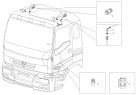 Тормозная система/Brake pipe line-high roof cabin assembly 1S41893562001