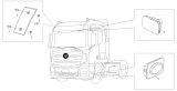 Фары/Front part lamp device-body part 1SB2483710001