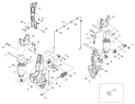 Задняя подвеска кабины/Rear mounting and locking system, body 1SB248502B401