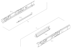 Боковая рама/Body shell (welded left door frame upper beam assembly, welded right door frame upper beam assembly) 1SB2485000404