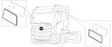 Остекление кабины/Windshield (FR & RR) 1SB2485210002
