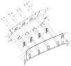 Отделка крыши/Top exterior trim 1SB2485710001