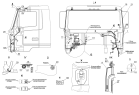 Установка электрооборудования на кабине 4371N2-3700076-000