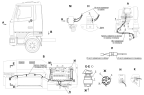 Установка электрооборудования управления платформой (самосвал) 4381W2-3700112-000