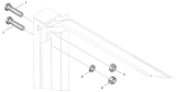 Установка кронштейнов топливного бака 4320N-1101006