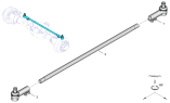 Тяга рулевой трапеции 5557-3414052-11