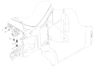 Установка тормозного крана на кабине 4320N-3514008-11