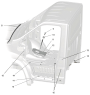 Установка деталей кабины UC1A11-5000002