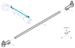 Тяга рулевой трапеции 5557-3414052-11