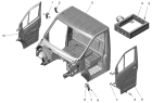 Кабина (без окраски и обивки) UC1A11-5000022
