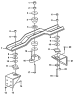 Крепление коробки передач/Transmission anchorage assembly C0500-2705010603