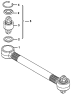 Передняя штанга/Front propelling rod assembly G1200-4110000290