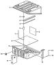 Аккумуляторный ящик/Battery box assembly J1000-2710010604