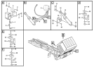 Гидравлическая система откидывания кабины/Cab fliping hydraulic assembly L4101-2741010011