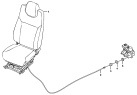 Сиденье (пневмоподвеска)/Seating(air) L1300-2713011728