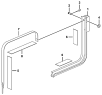 Кронштейн гидравлического масляного бака/Hydraulic oil tank bracket assembly M1600-2716010890