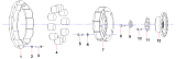 Фланцевая муфта/Flanging coupling