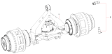 Установка заднего моста/Rear axle assembly and installation