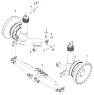 Передняя ось/Front axle assembly SRT95C.032