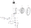 Левая передняя ось/Left front axle assembly SRT95C.032.1