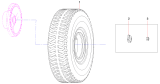 Переднее колесо/Front wheel assembly