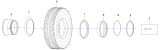 Колесо и шина/Tyre and rim assembly