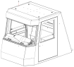 Кабина/Subassembly of rigid dump