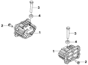 Задняя подвеска двигателя 1001C-K22R0