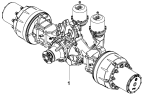 Задний мост, ступица колеса с тормозным механизмом 2400010-K52R1